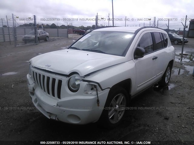 1J4FT47A89D189195 - 2009 JEEP COMPASS SPORT WHITE photo 2