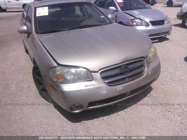 JN1DA31D93T502660 - 2003 NISSAN MAXIMA GLE/GXE/SE GOLD photo 6