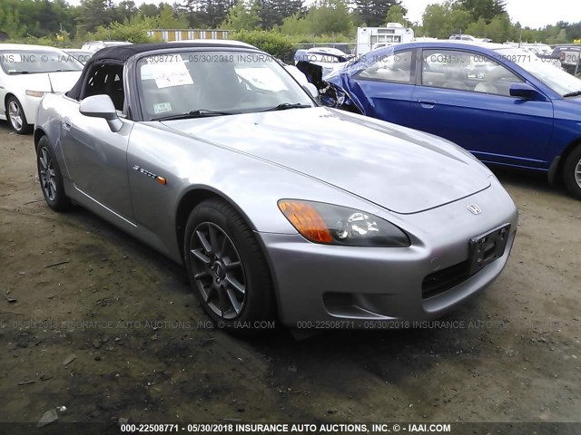 JHMAP11471T009302 - 2001 HONDA S2000 GRAY photo 1