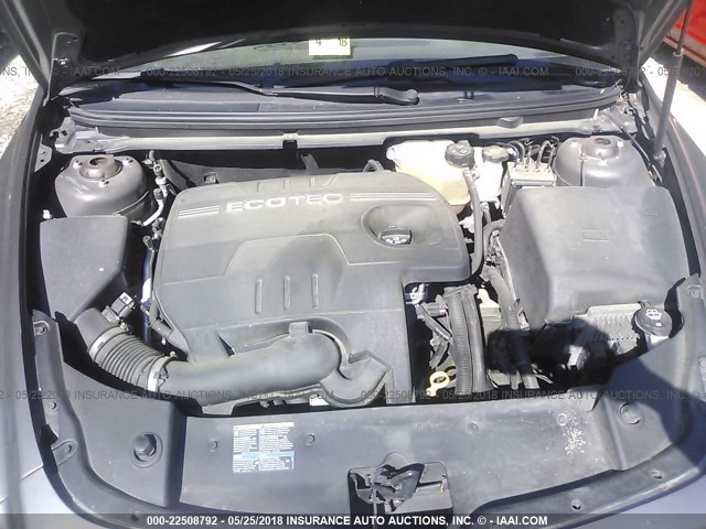 1G1ZB5EB5A4140363 - 2010 CHEVROLET MALIBU LS ყავისფერი ფოტო 10