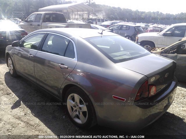 1G1ZB5EB5A4140363 - 2010 CHEVROLET MALIBU LS ყავისფერი ფოტო 3