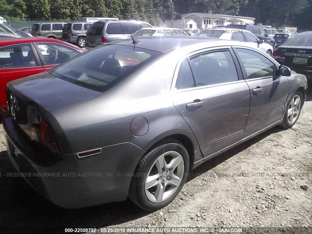 1G1ZB5EB5A4140363 - 2010 CHEVROLET MALIBU LS ყავისფერი ფოტო 4