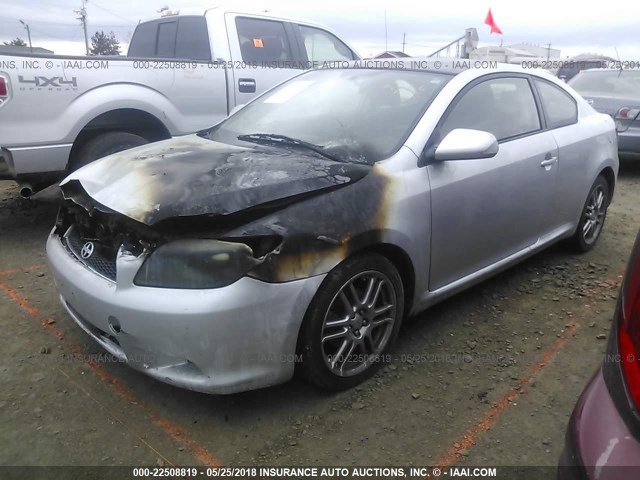 JTKDE177060134617 - 2006 TOYOTA SCION TC 银色 照片 2