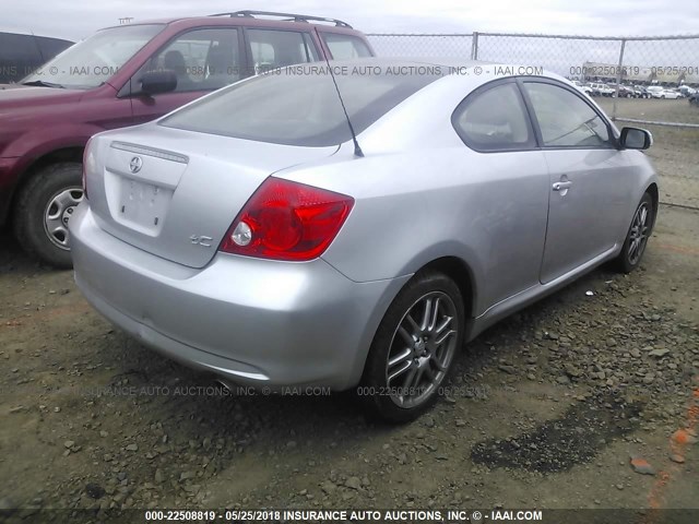 JTKDE177060134617 - 2006 TOYOTA SCION TC 银色 照片 4