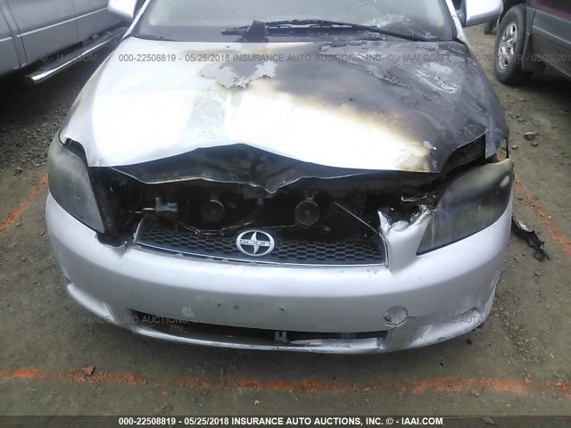 JTKDE177060134617 - 2006 TOYOTA SCION TC 银色 照片 6