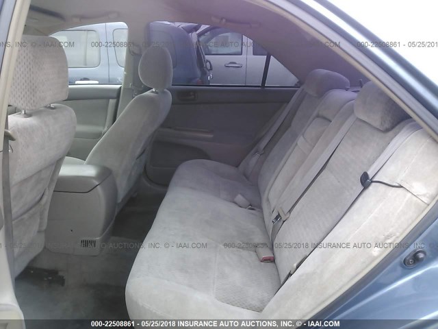 4T1BE32K64U844533 - 2004 TOYOTA CAMRY LE/XLE/SE BLUE photo 8