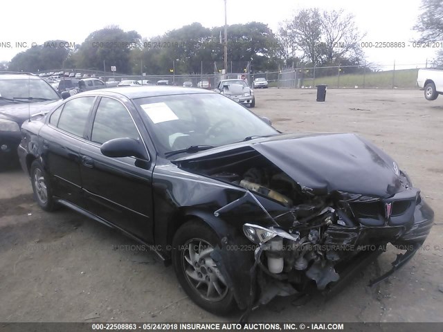 1G2NF52E33M543287 - 2003 PONTIAC GRAND AM SE1 BLACK photo 1