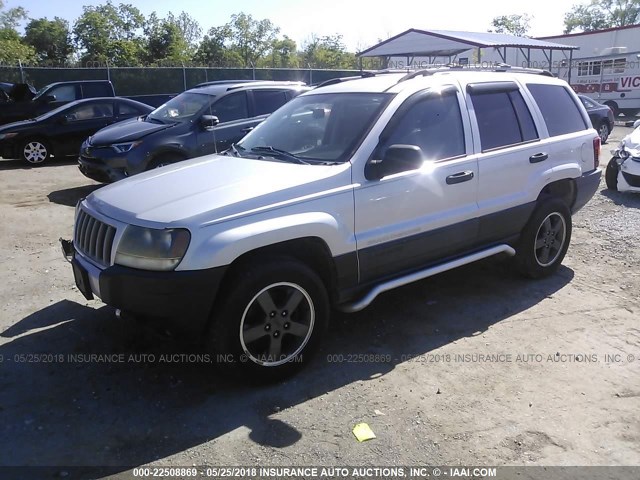 1J4GW48S44C151304 - 2004 JEEP GRAND CHEROKEE LAREDO/COLUMBIA/FREEDOM 银色 照片 2