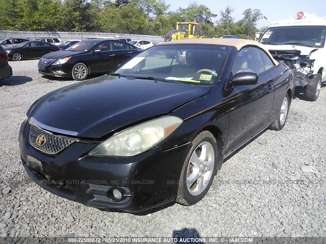 4T1FA38P27U125235 - 2007 TOYOTA CAMRY SOLARA SE/SLE შავი ფოტო 2