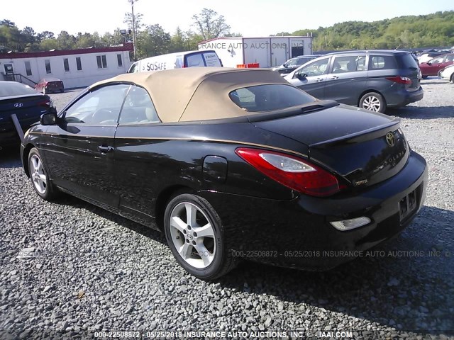 4T1FA38P27U125235 - 2007 TOYOTA CAMRY SOLARA SE/SLE შავი ფოტო 3