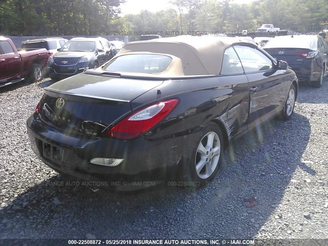 4T1FA38P27U125235 - 2007 TOYOTA CAMRY SOLARA SE/SLE შავი ფოტო 4