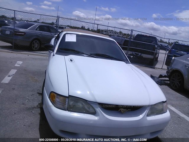 1FALP45T3SF117919 - 1995 FORD MUSTANG GT/GTS WHITE photo 6