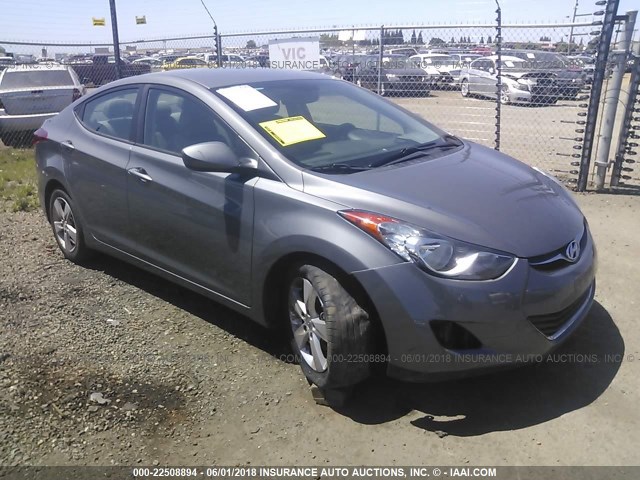 5NPDH4AE3DH291629 - 2013 HYUNDAI ELANTRA GLS/LIMITED GRAY photo 1