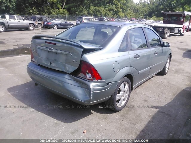 1FAFP38353W338278 - 2003 FORD FOCUS ZTS GREEN photo 4