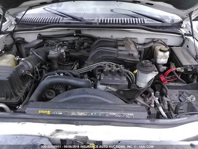 1FMZU63K65UC02445 - 2005 FORD EXPLORER XLT/XLT SPORT/NBX 白色 照片 10