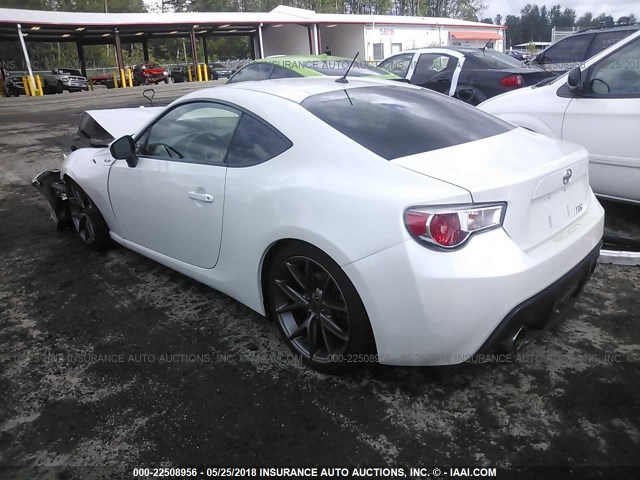 JF1ZNAA10D2717097 - 2013 TOYOTA SCION FR-S WHITE photo 3