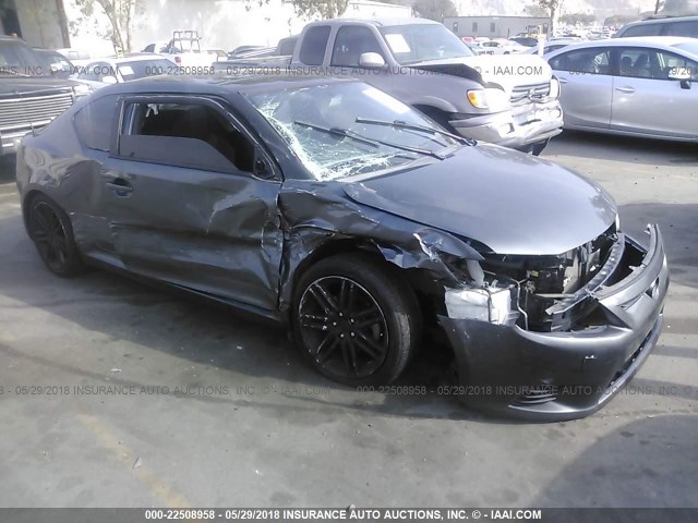 JTKJF5C74B3015507 - 2011 TOYOTA SCION TC 灰色 照片 1