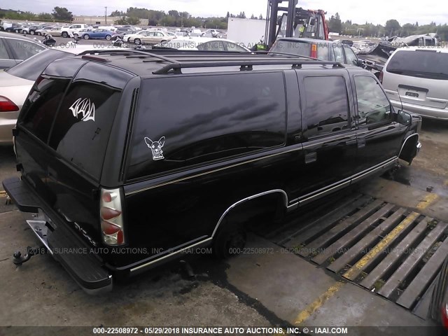 3GKEC16R5TG514276 - 1996 GMC SUBURBAN C1500 BLACK photo 4