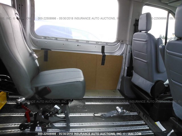 1FMZK1CM1HKB05373 - 2017 FORD TRANSIT T-150 SILVER photo 8