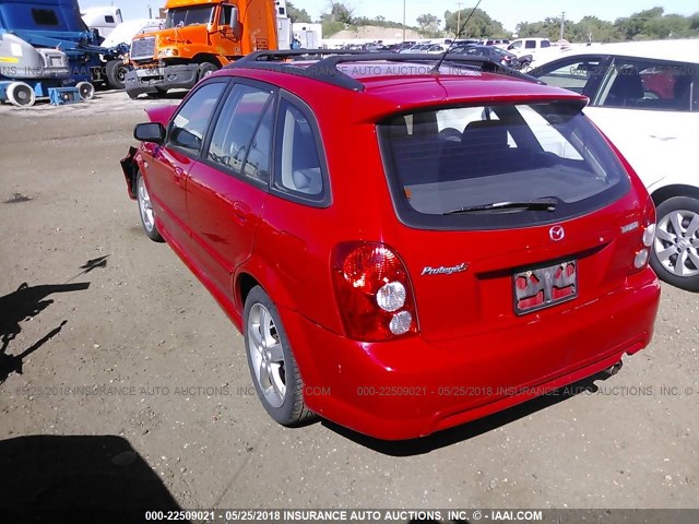 JM1BJ245X31192730 - 2003 MAZDA PROTEGE PR5 红色 照片 3