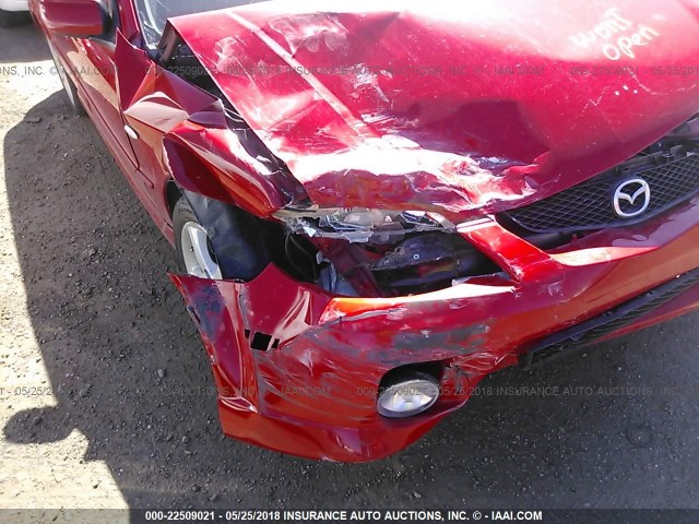 JM1BJ245X31192730 - 2003 MAZDA PROTEGE PR5 红色 照片 6