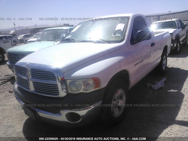 1D7HA16K63J522019 - 2003 DODGE RAM 1500 ST WHITE photo 2