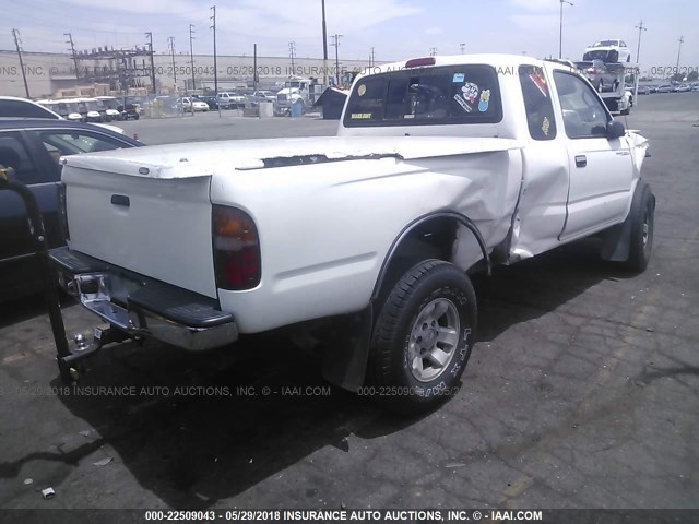 4TASN92N2XZ451018 - 1999 TOYOTA TACOMA XTRACAB PRERUNNER თეთრი ფოტო 4