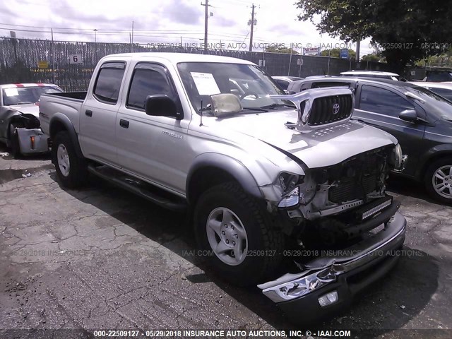5TEGN92N43Z278000 - 2003 TOYOTA TACOMA DOUBLE CAB PRERUNNER SILVER photo 1
