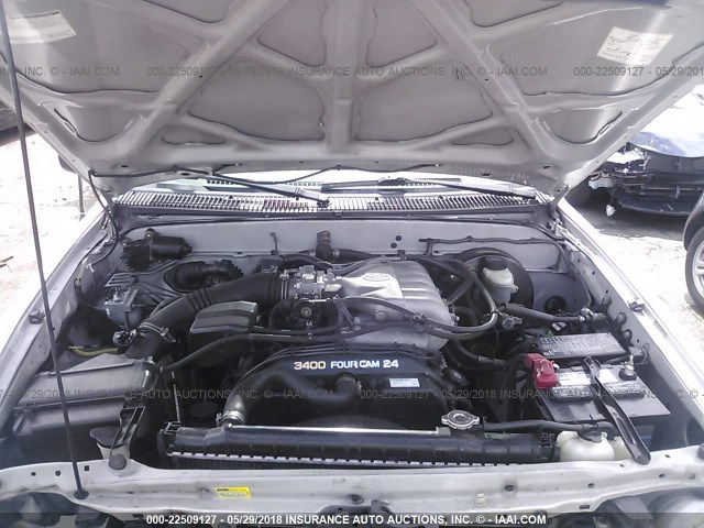 5TEGN92N43Z278000 - 2003 TOYOTA TACOMA DOUBLE CAB PRERUNNER SILVER photo 10