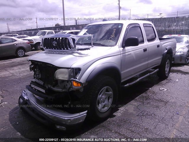 5TEGN92N43Z278000 - 2003 TOYOTA TACOMA DOUBLE CAB PRERUNNER SILVER photo 2
