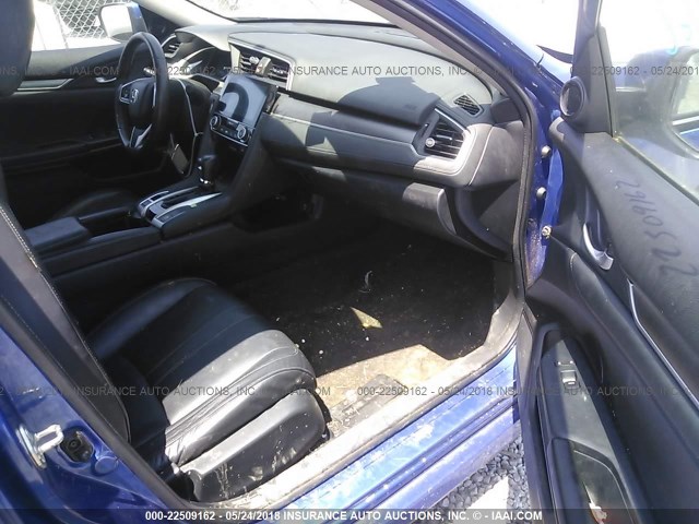 19XFC1F76GE020332 - 2016 HONDA CIVIC EXL BLUE photo 5