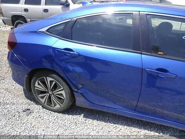 19XFC1F76GE020332 - 2016 HONDA CIVIC EXL BLUE photo 6