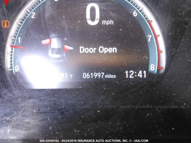 19XFC1F76GE020332 - 2016 HONDA CIVIC EXL BLUE photo 7