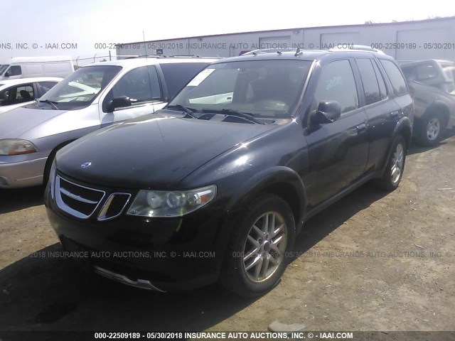 5S3ET13S282802303 - 2008 SAAB 9-7X 4.2I BLACK photo 2