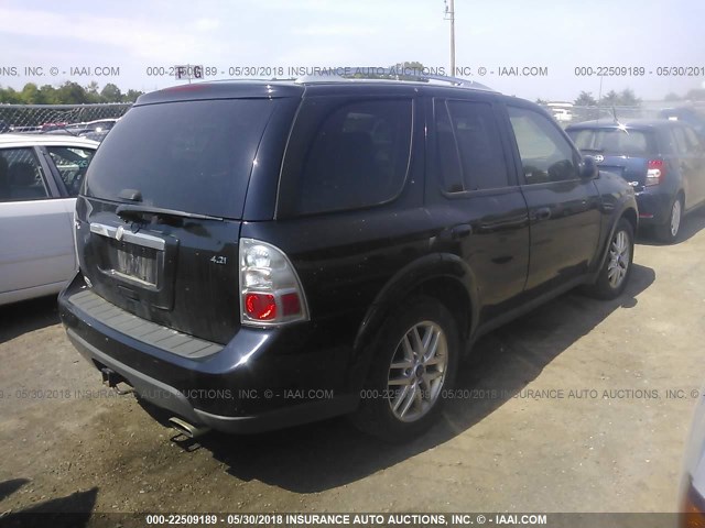 5S3ET13S282802303 - 2008 SAAB 9-7X 4.2I BLACK photo 4