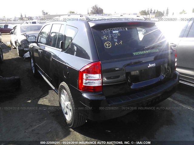 1J4NT4FB7AD580798 - 2010 JEEP COMPASS SPORT BLACK photo 3