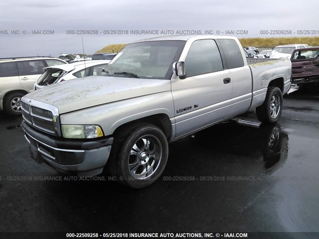 3B7HC13Y3TM137243 - 1996 DODGE RAM 1500 SILVER photo 2