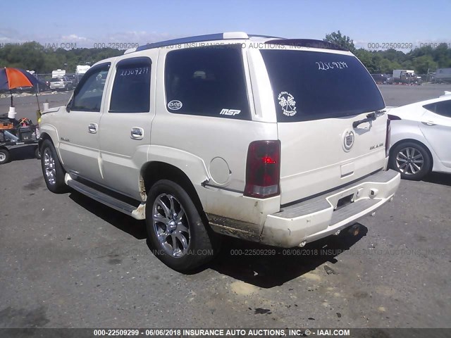 1GYEK63N22R196283 - 2002 CADILLAC ESCALADE LUXURY 白色 照片 3