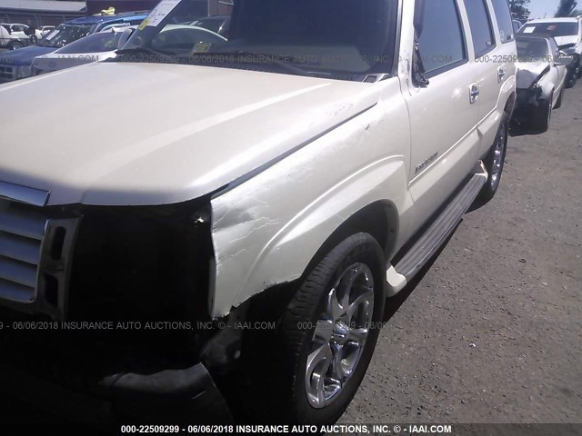 1GYEK63N22R196283 - 2002 CADILLAC ESCALADE LUXURY WHITE photo 6