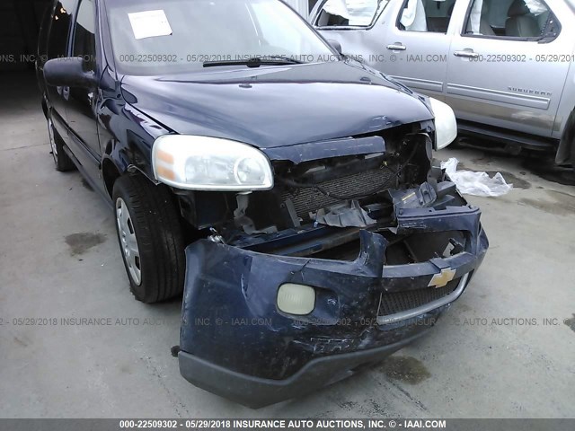 1GNDV23L26D117706 - 2006 CHEVROLET UPLANDER LS BLUE photo 6