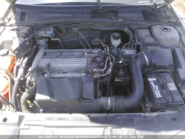 1G1JF52F247336109 - 2004 CHEVROLET CAVALIER LS TAN photo 10