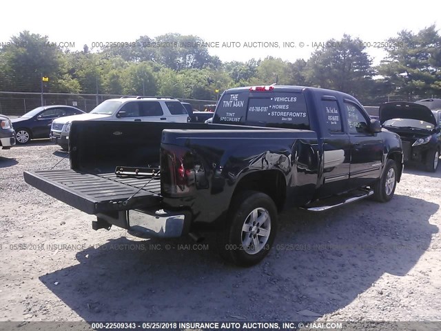 1GTEC19J67Z540392 - 2007 GMC NEW SIERRA C1500 BLUE photo 4