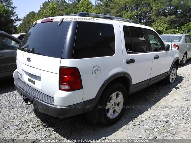 1FMZU73K13ZA19055 - 2003 FORD EXPLORER XLT/XLT SPORT/NBX 白色 照片 4