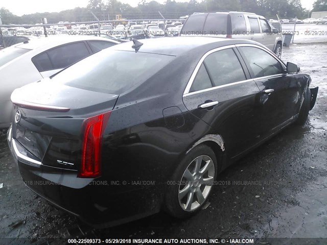 1G6AB5RX0D0153613 - 2013 CADILLAC ATS LUXURY BLACK photo 4