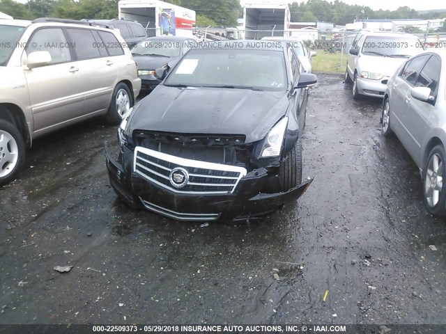 1G6AB5RX0D0153613 - 2013 CADILLAC ATS LUXURY BLACK photo 6