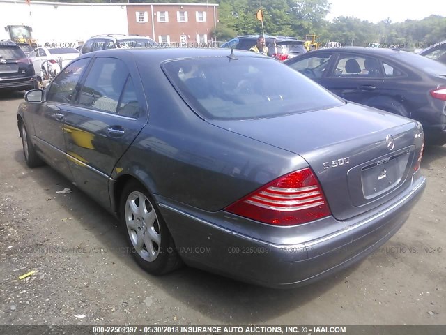 WDBNG84J26A483849 - 2006 MERCEDES-BENZ S 500 4MATIC GRAY photo 3
