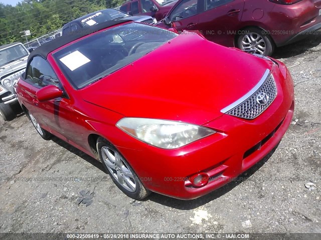 4T1FA38P27U129673 - 2007 TOYOTA CAMRY SOLARA SE/SLE წითელი ფოტო 1