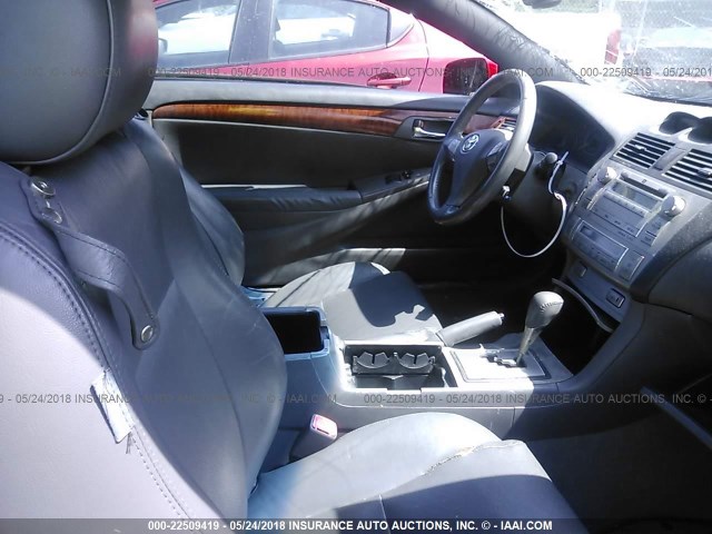 4T1FA38P27U129673 - 2007 TOYOTA CAMRY SOLARA SE/SLE წითელი ფოტო 5