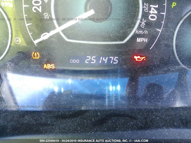 4T1FA38P27U129673 - 2007 TOYOTA CAMRY SOLARA SE/SLE წითელი ფოტო 7