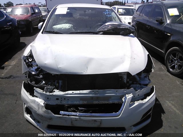 JF1GPAB6XG8264037 - 2016 SUBARU IMPREZA PREMIUM WHITE photo 6